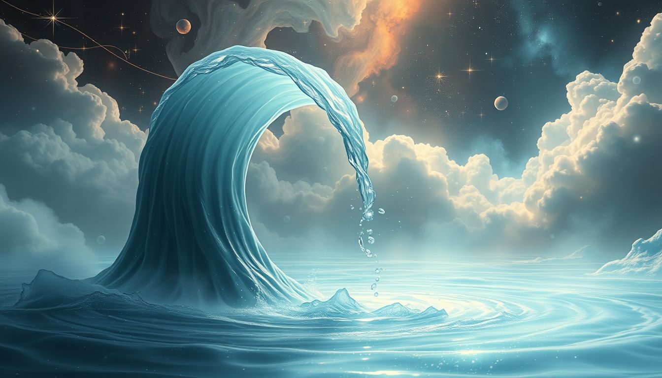 Eine Wasserhose im Traum symbolisiert unkontrollierbare Emotionen und Gefahr.