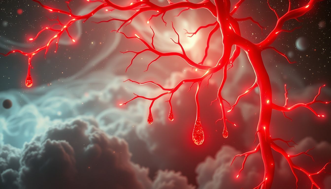 Blutende Arterien im Traum symbolisieren oft tiefen emotionalen Schmerz.