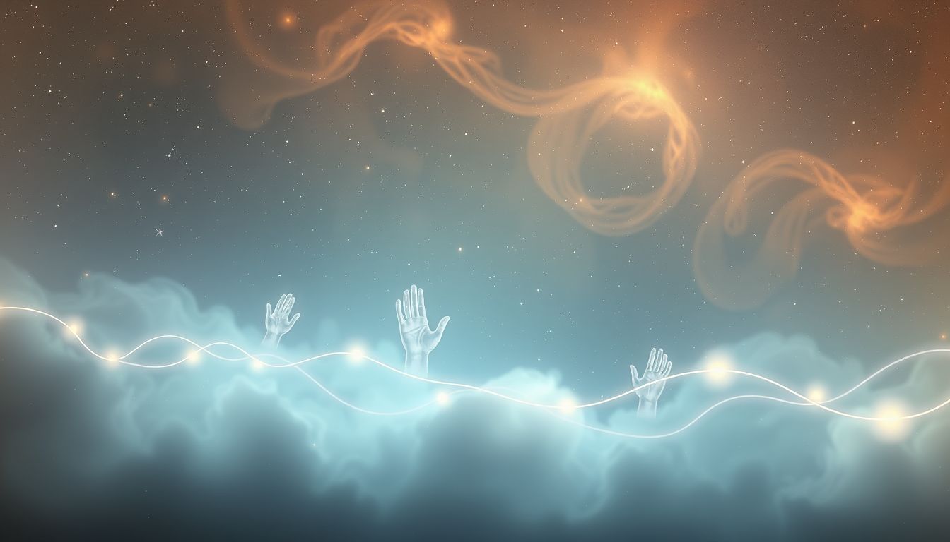 Eine lange Lebenslinie im Traum symbolisiert Gesundheit und Langlebigkeit.