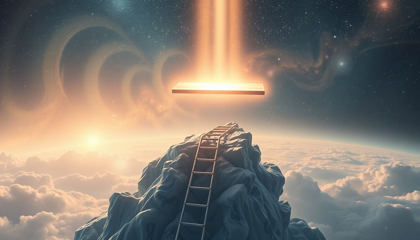 Der Traum symbolisiert hohe Ziele und unerschütterlichen Ehrgeiz.