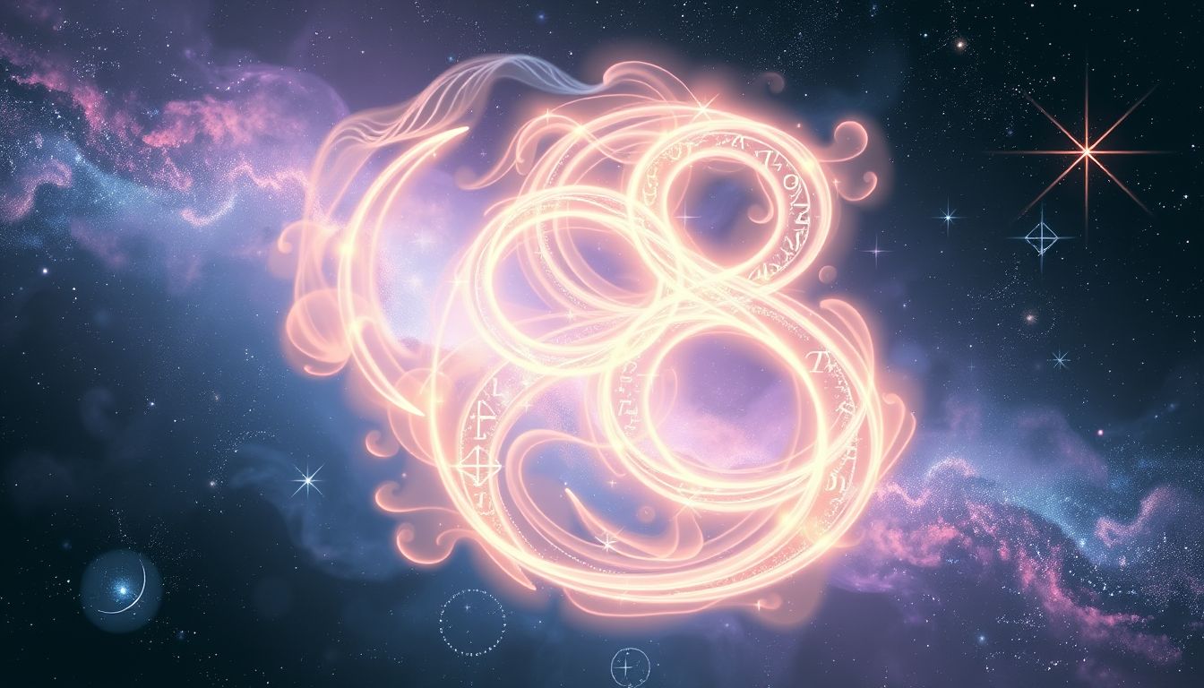 Die Zahl Acht symbolisiert im Traum unendliche Möglichkeiten und Erfolg.