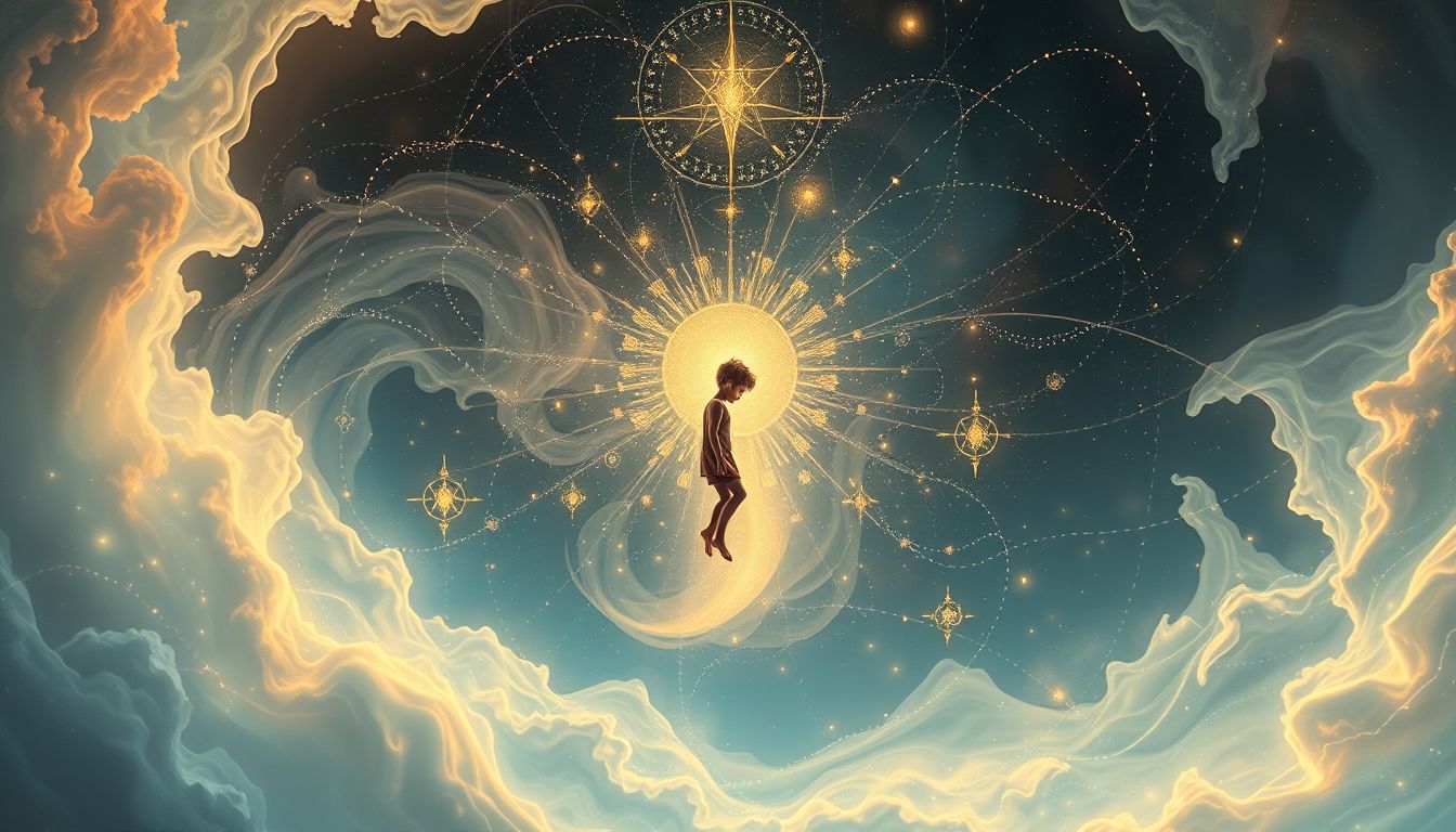 Der Knabe symbolisiert den Animus als innere männliche Kraft.