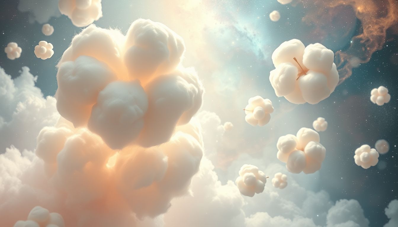 Traumbilder von Baumwollmützen symbolisieren Schutz und Identität.