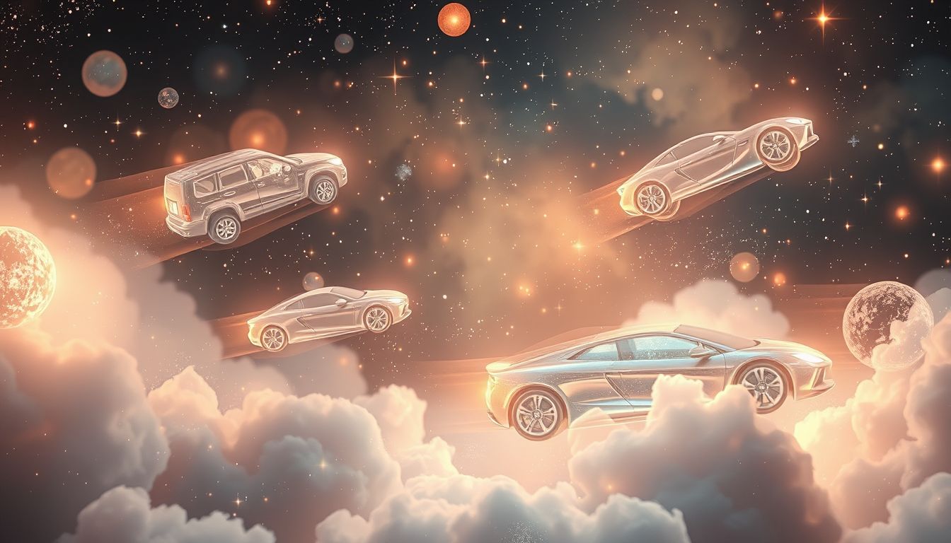 Die Automarke im Traum spiegelt oft persönliche Identität und Status wider.