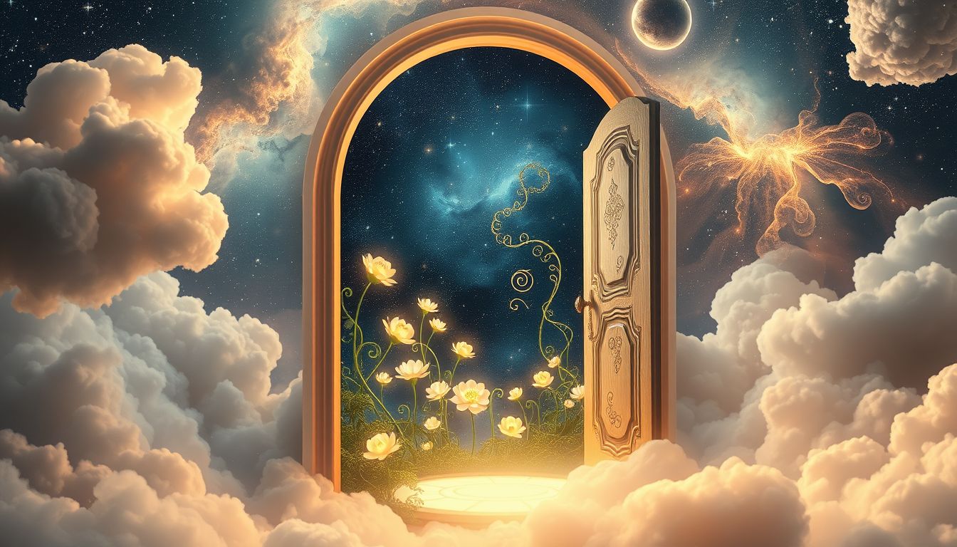Die Hintertür symbolisiert Chancen für persönliches Wachstum und Freiheit.