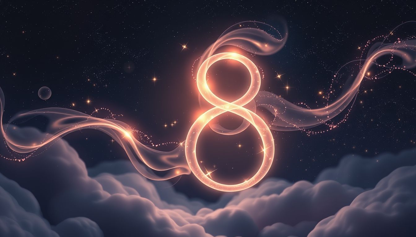 Die Acht symbolisiert im Traum Unendlichkeit und innere Balance.