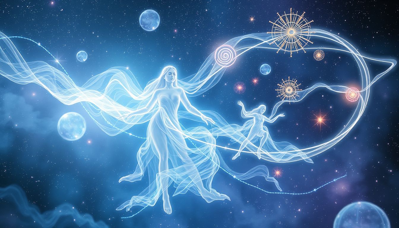 Spirituelle Träume öffnen Türen zu tiefem Selbstbewusstsein und Heilung.