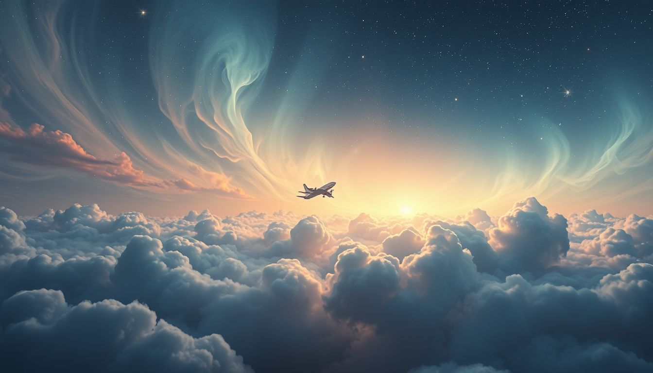 Ein Flugzeug im Traum symbolisiert oft Freiheit und neue Möglichkeiten.