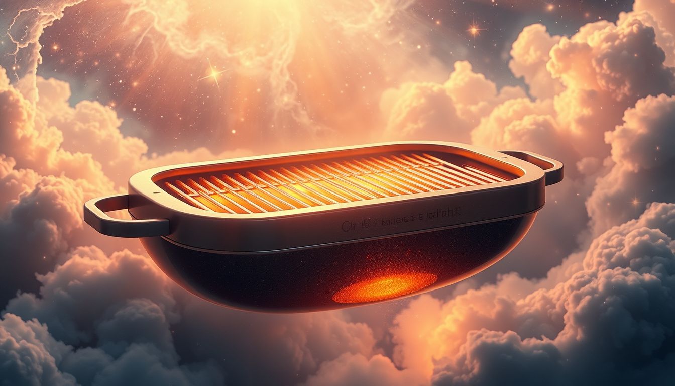 Ein sauberer Grill symbolisiert klare Gedanken und gute Vorbereitung.