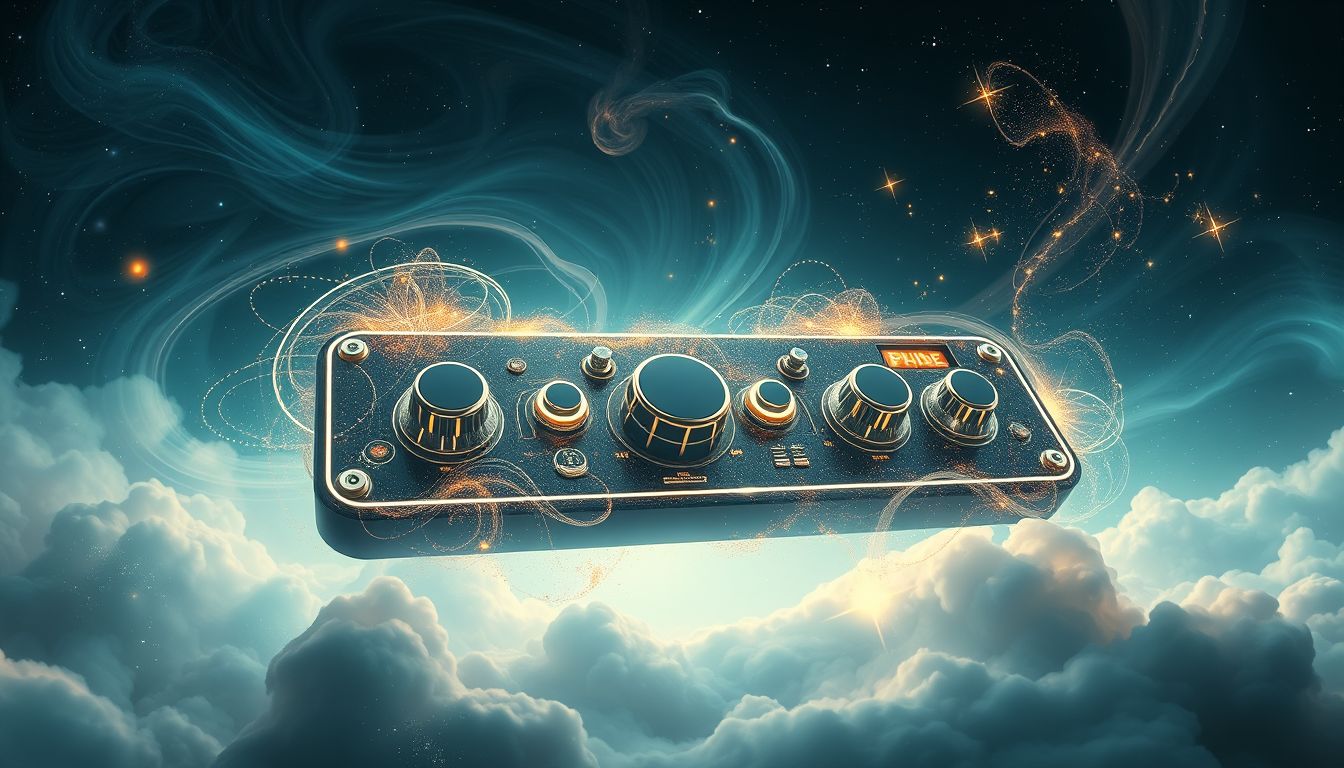 Ein sich selbst steuerndes Schaltbrett symbolisiert Kontrollverlust und Führung.