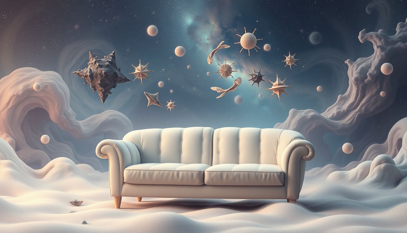 Ein unbequemes Sofa im Traum symbolisiert innere Spannungen und Stress.
