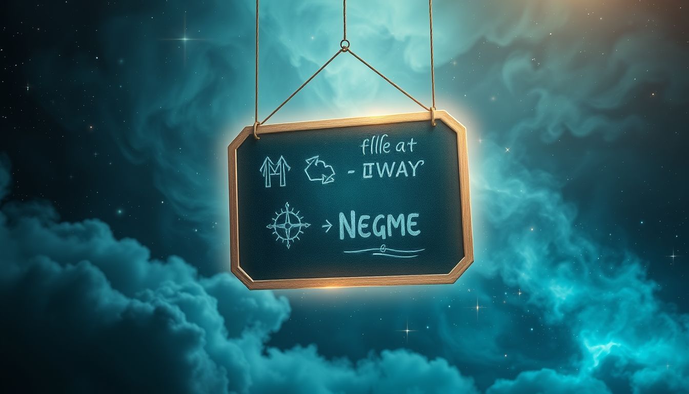Eine Schreibtafel symbolisiert oft Klarheit und wichtige Botschaften im Traum.
