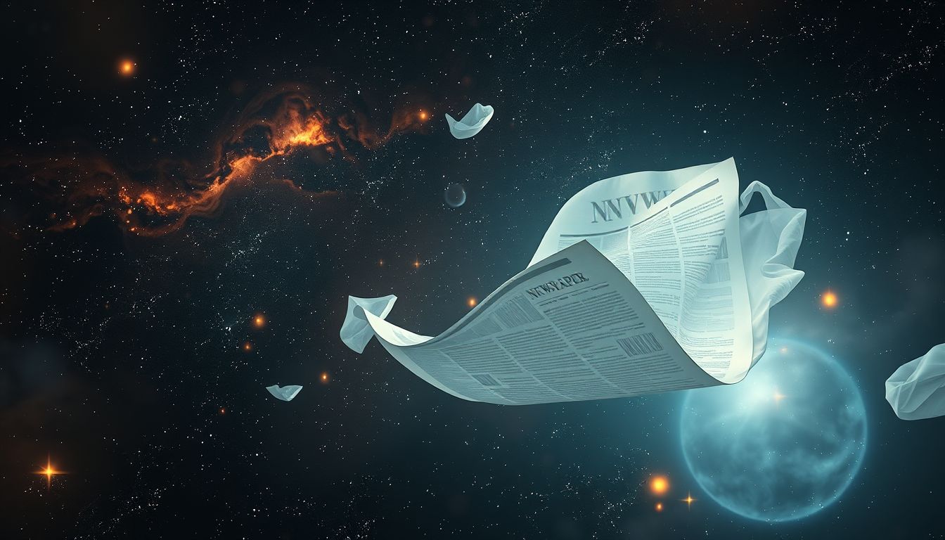 Das Drucken einer Tageszeitung symbolisiert den Wunsch nach Anerkennung.