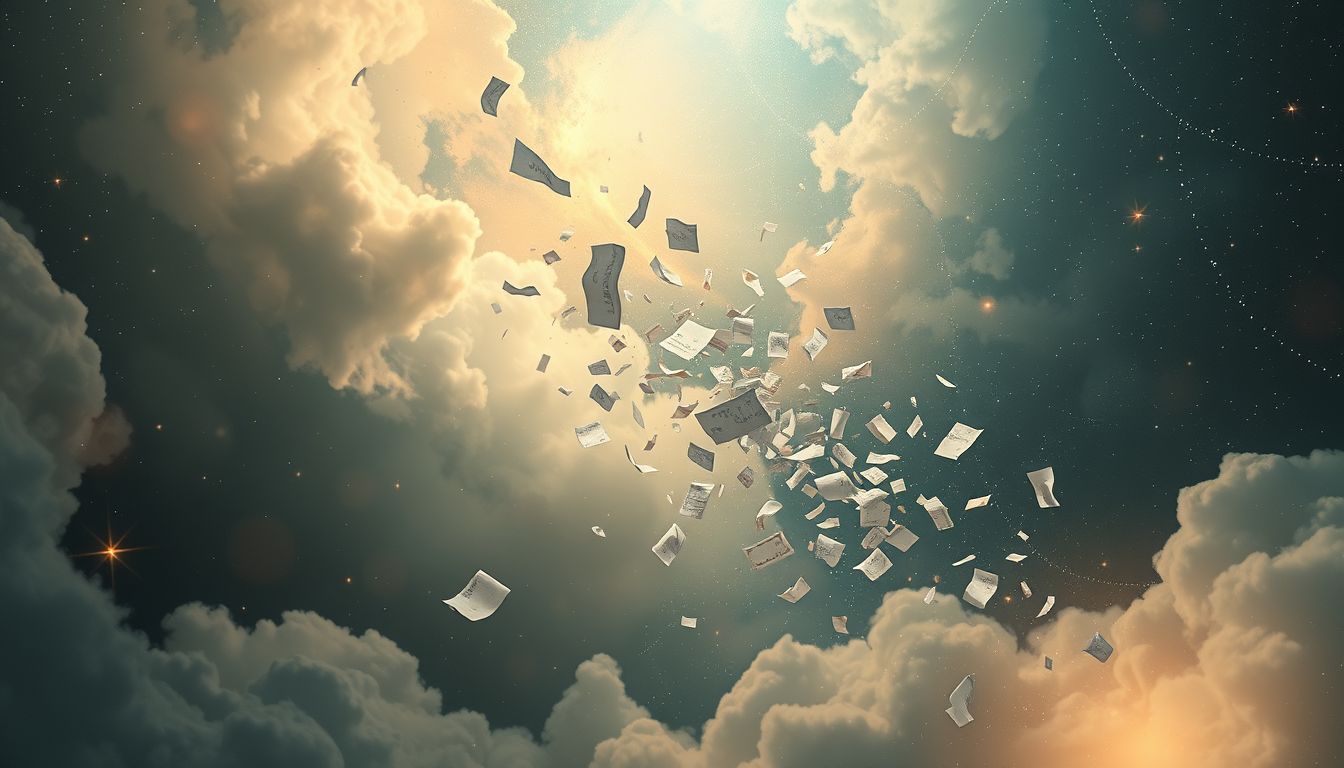 Eine verlorene Tageszeitung symbolisiert verpasste wichtige Nachrichten oder Chancen.