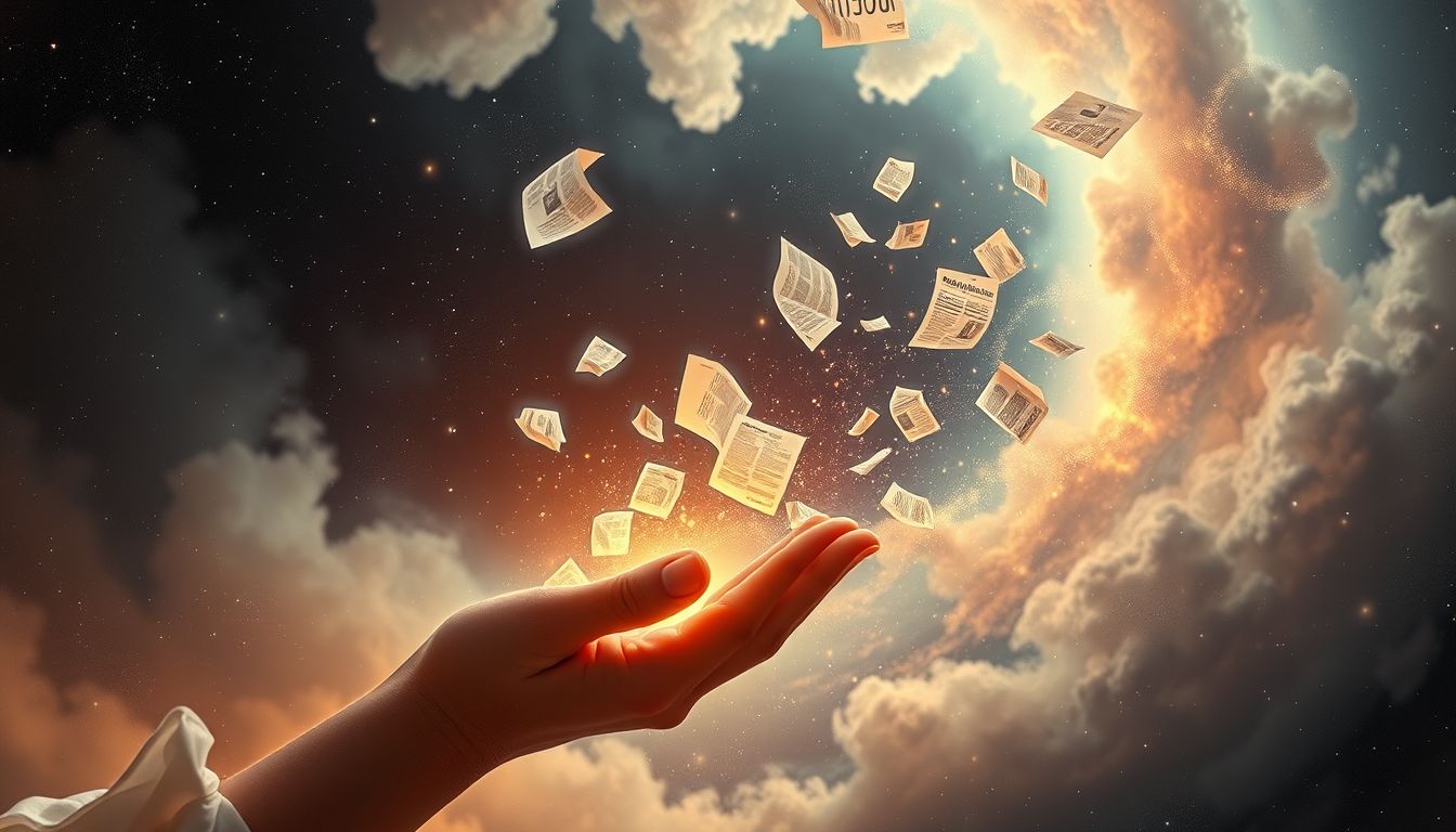 Eine weggeworfene Tageszeitung symbolisiert vergessene oder ignorierte Nachrichten.