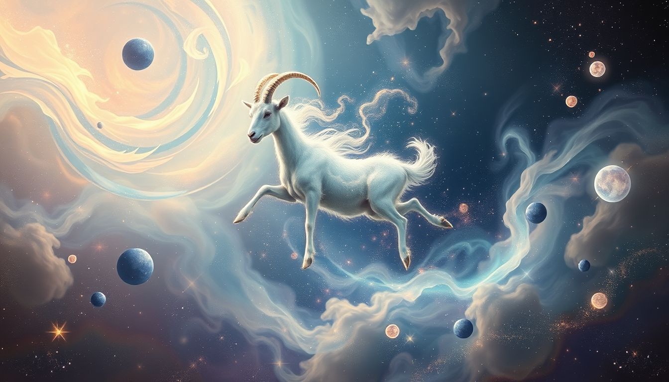 Eine weglaufende Ziege symbolisiert oft Flucht vor Problemen.