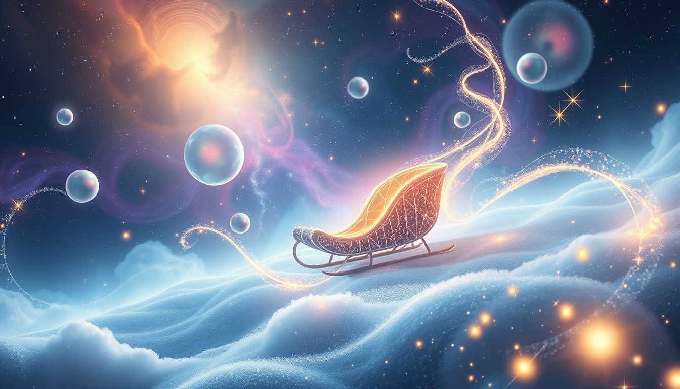 Einen Schlitten finden symbolisiert Glück und verborgene Chancen.