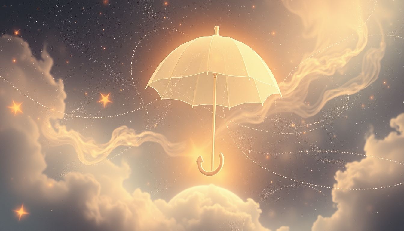Einen Sonnenschirm schenken symbolisiert Schutz und liebevolle Fürsorge.