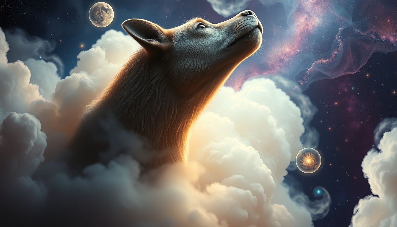 Einen Tierhals träumen symbolisiert Instinkte und urtümliche Kraft.
