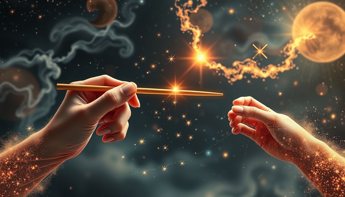 Essstäbchen verschenken symbolisiert im Traum Großzügigkeit und Wertschätzung.