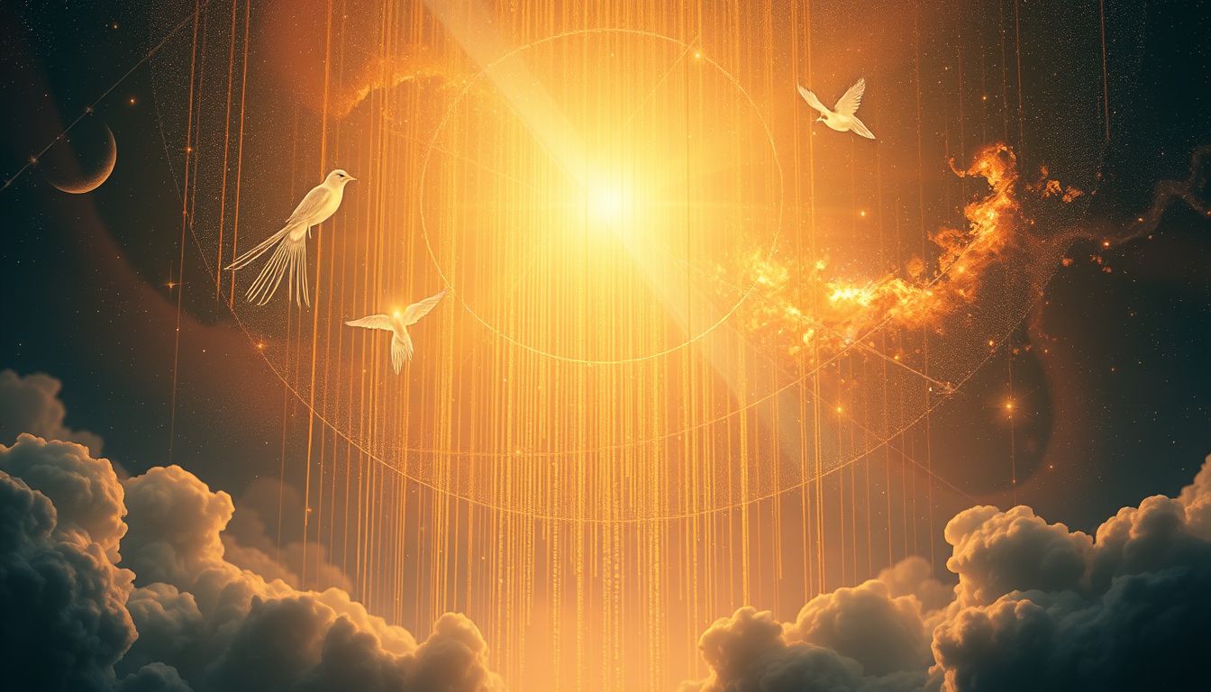 Goldregen im Traum symbolisiert oft Transformation und Hoffnung nach Tod.