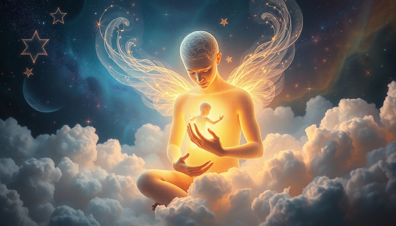 Großmut im Traum symbolisiert Selbstvergebung und inneren Frieden.