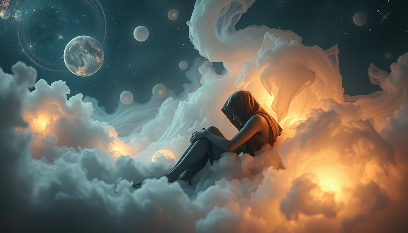 Hocken im Verborgenen symbolisiert oft heimliche Beobachtung und Vorsicht.