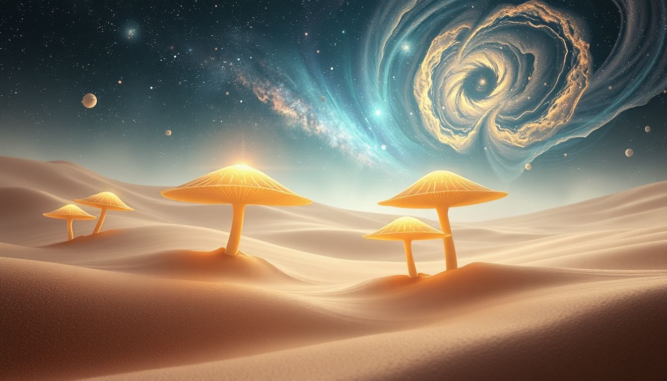 Lorcheln in Wüsten symbolisieren unerwartete Chancen und inneres Wachstum.