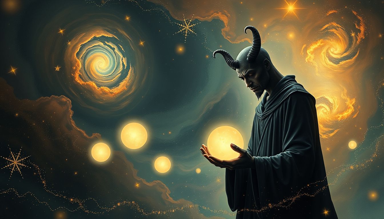 Mephisto als Lehrer symbolisiert verführerisches Wissen und gefährliche Erkenntnisse.