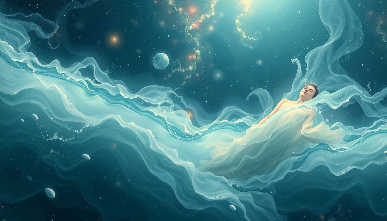 Sich im Wasser verirren symbolisiert emotionale Verwirrung und Unsicherheit.