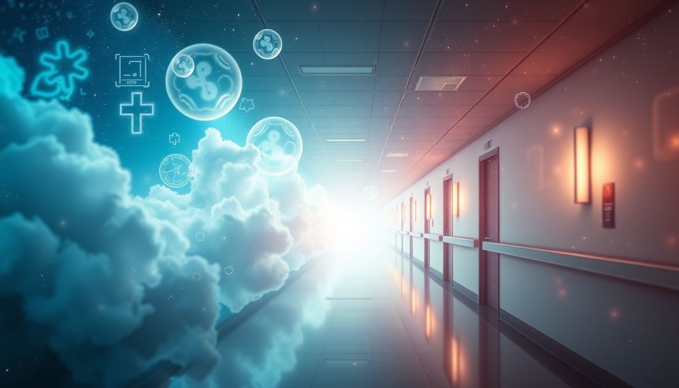 Im Krankenhaus verirren symbolisiert oft Unsicherheit bei Gesundheitsentscheidungen.