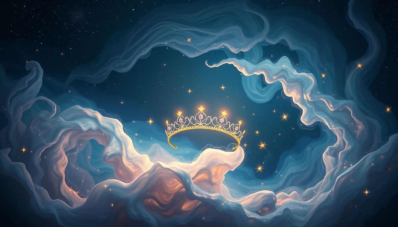 Eine Tiara im Traum symbolisiert oft Selbstwert und Anerkennung.