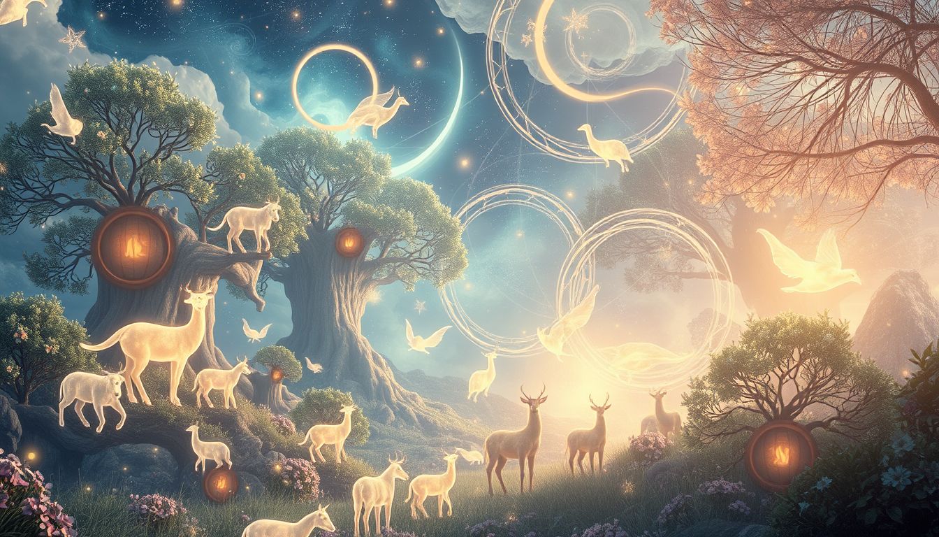 Tiere im Traumpark symbolisieren Freiheit und innere Harmonie.
