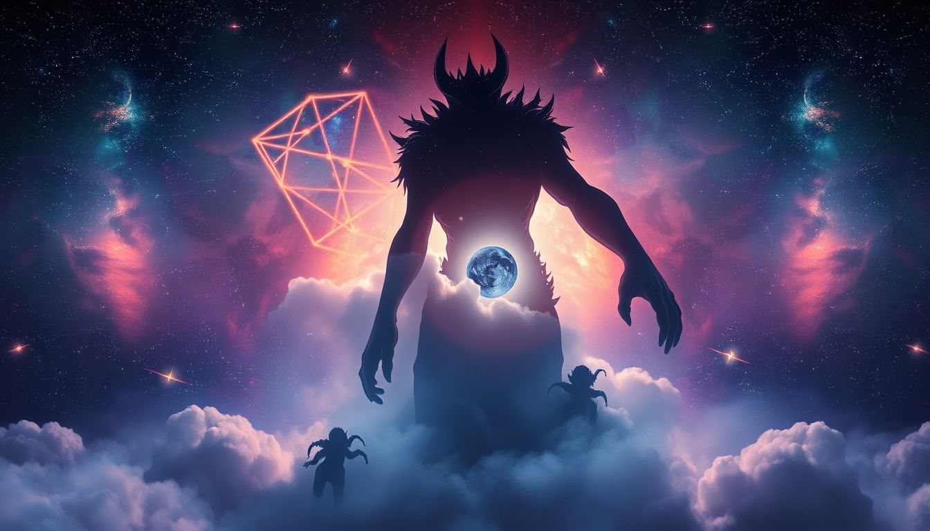 Ein Monster-Avatar symbolisiert innere Ängste und verdrängte Gefühle.