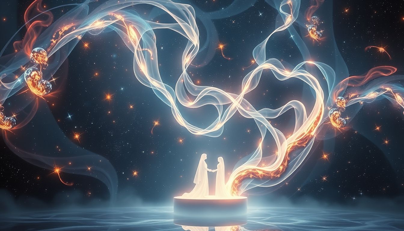 Ein Gelübde vor dem Altar symbolisiert innere Verpflichtung und Veränderung.