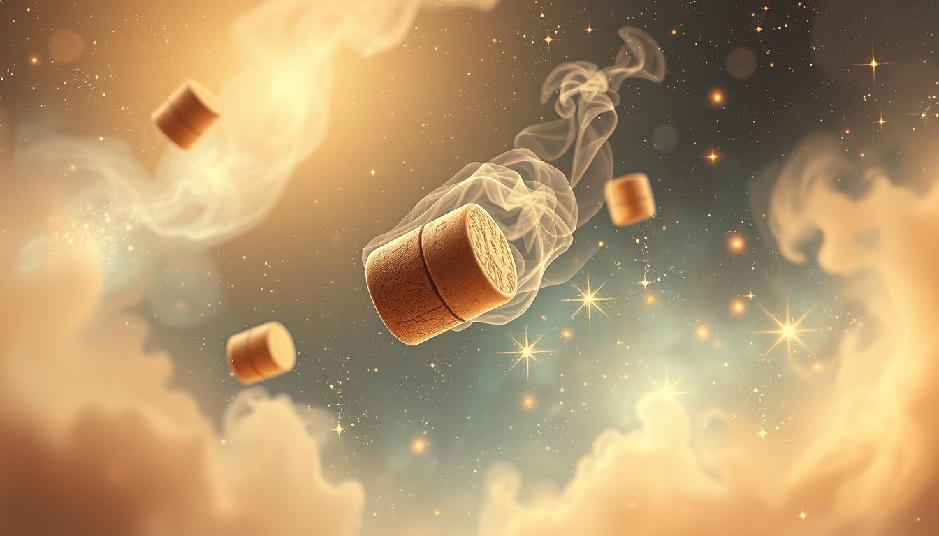 Das Riechen eines Korkens symbolisiert oft verborgene Erinnerungen.