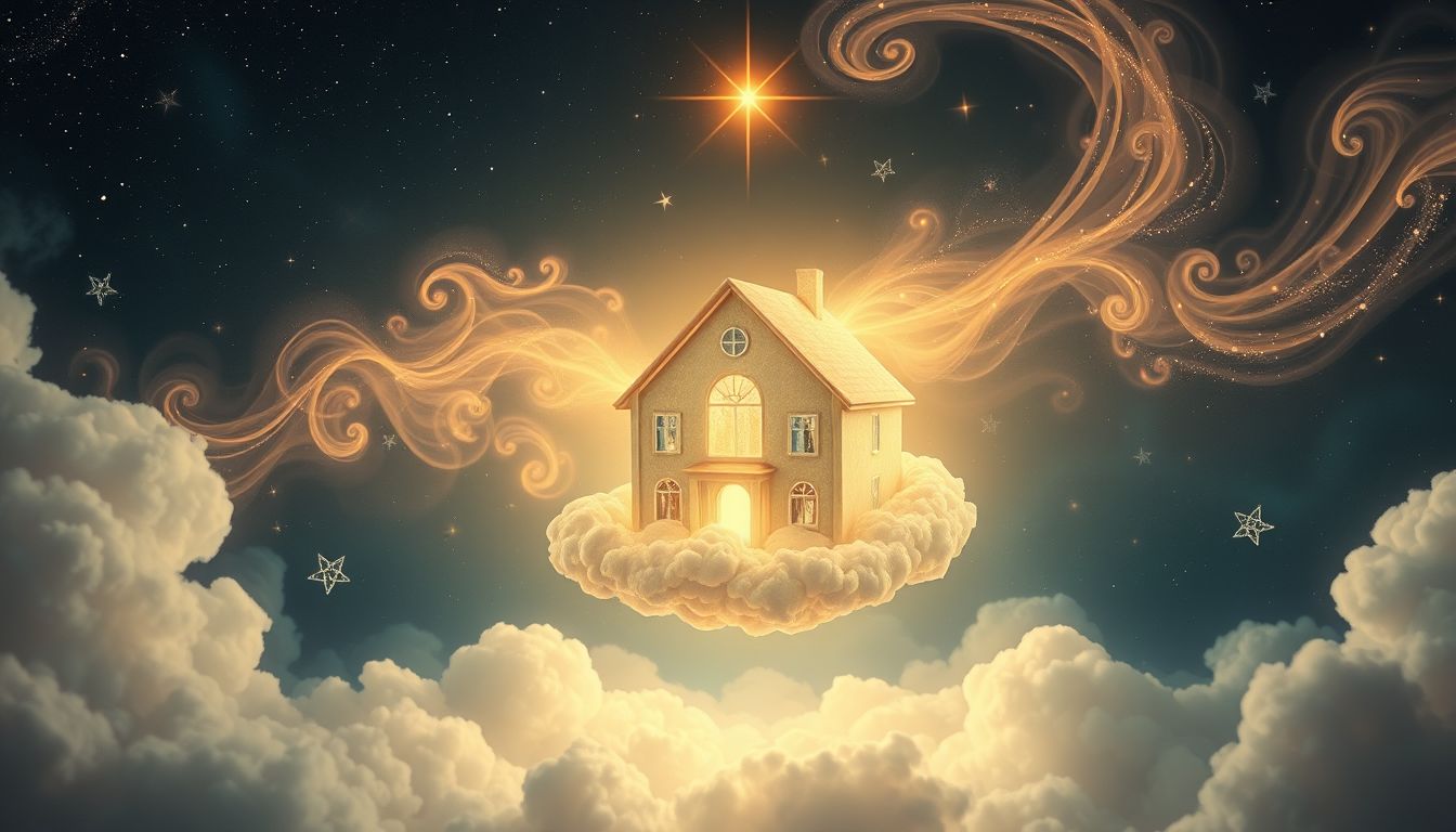 Das Haus symbolisiert Sicherheit und emotionale Verbundenheit zur Mutter.