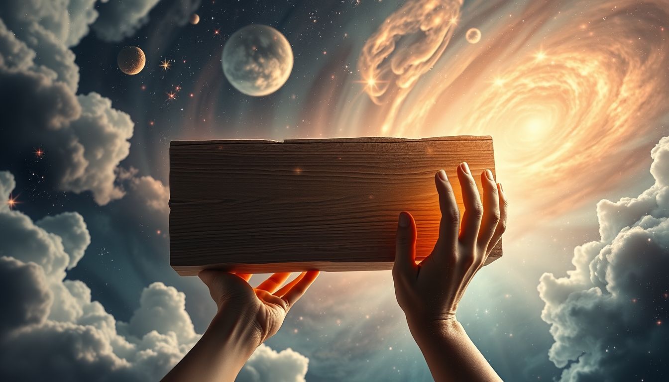 Ein selbstgebautes Grabscheit symbolisiert eigene Lebensendgestaltung und Kontrolle.