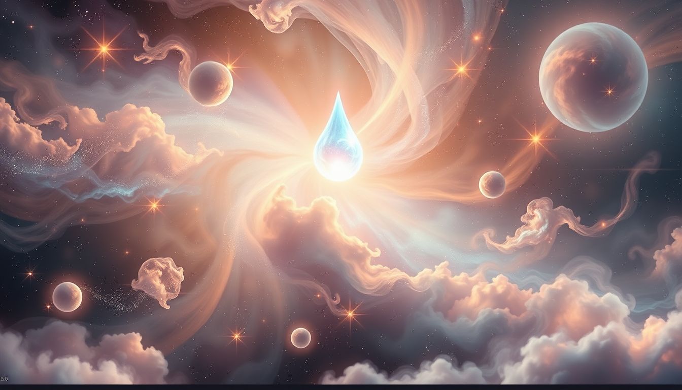 Eine verwandelnde Nabe symbolisiert Wandel und neue Lebensphasen.
