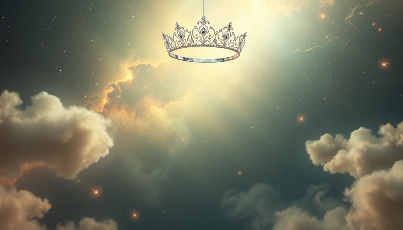 Eine Tiara im Traum kann verborgene Unsicherheiten symbolisieren.