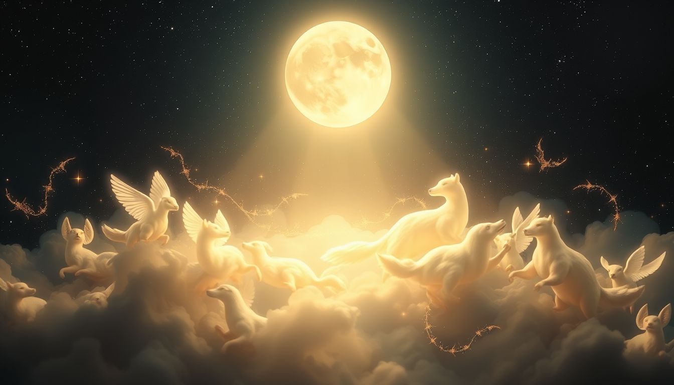 Mondlicht symbolisiert oft verborgene Gefühle und tierische Instinkte.
