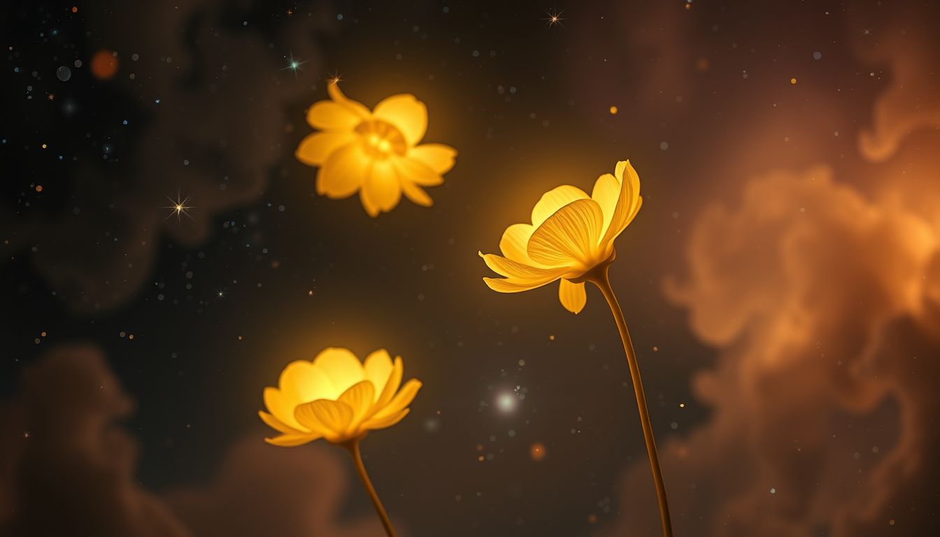 Sprechende Dotterblumen symbolisieren verborgene Botschaften deiner Seele.