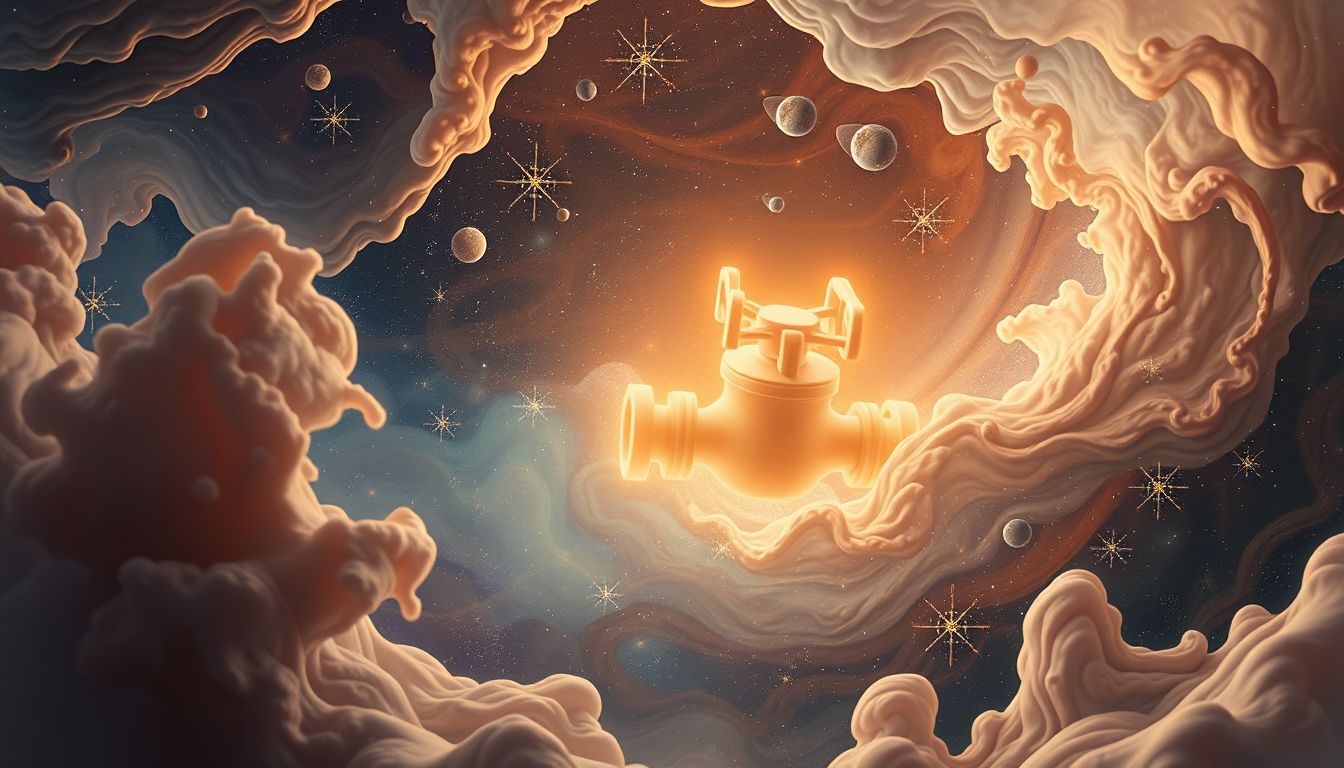 Eine defekte Drosselklappe symbolisiert Kontrolleverlust und innere Blockaden.