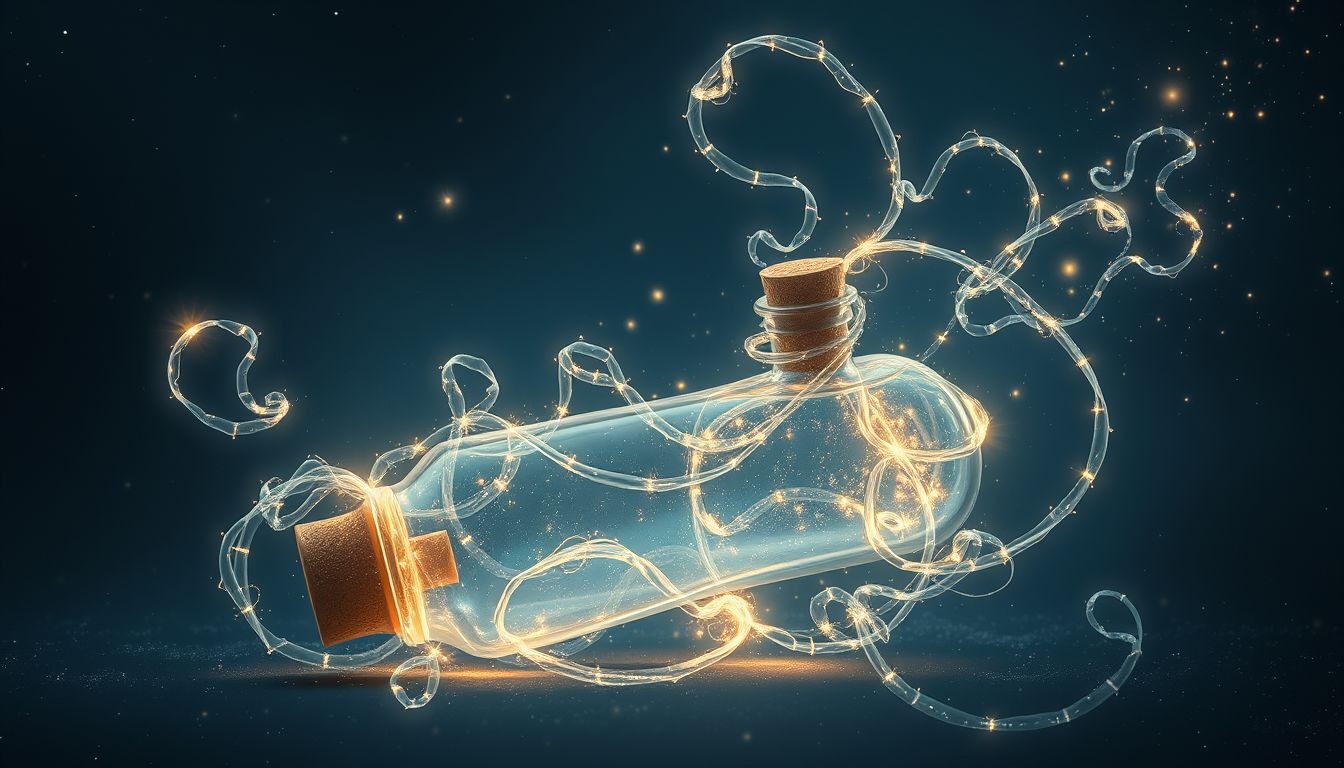 Ein festsitzender Korken symbolisiert oft innere Blockaden im Traum.