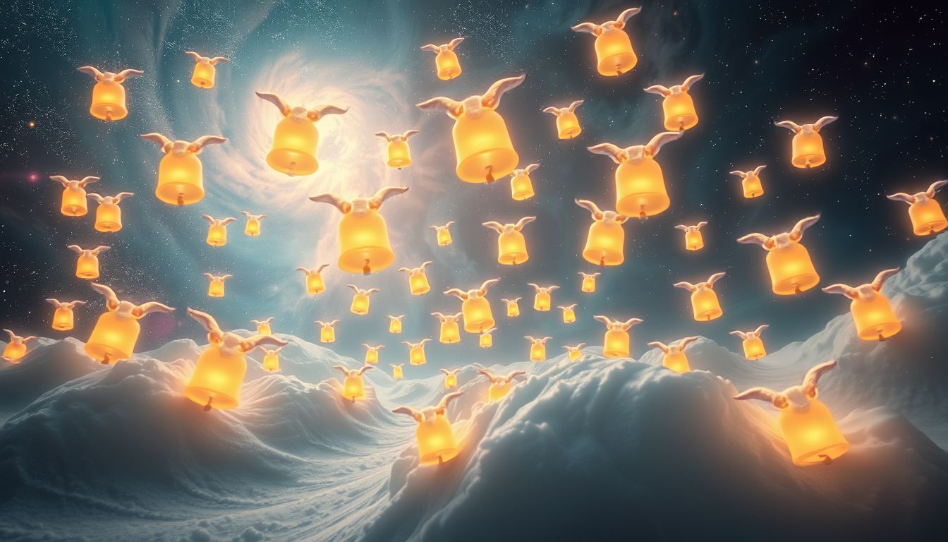 Viele Ziegenglocken im Traum symbolisieren Harmonie und Gemeinschaft.