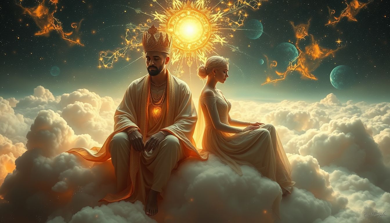 Neben einem Sultan sitzen symbolisiert Macht, Einfluss und innere Stärke.