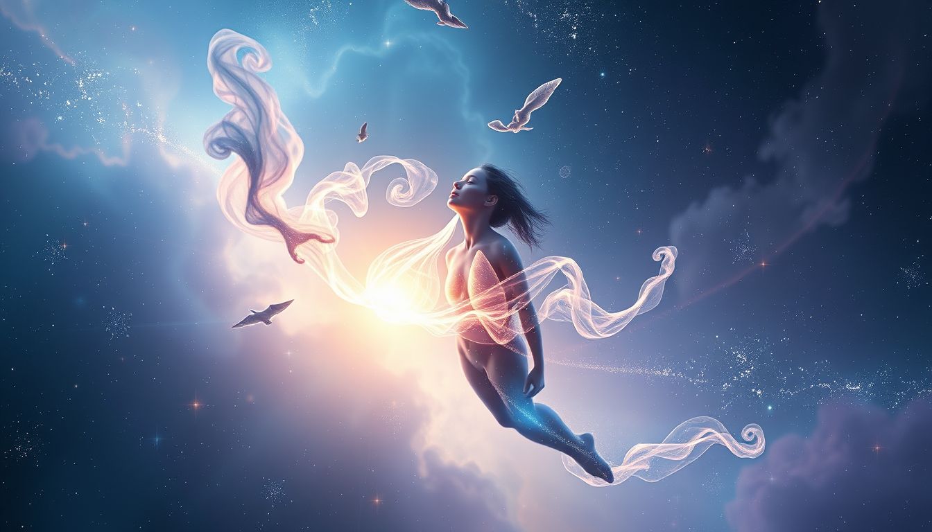 Traum 22 symbolisiert tiefes Einatmen als Neubeginn und Klarheit.