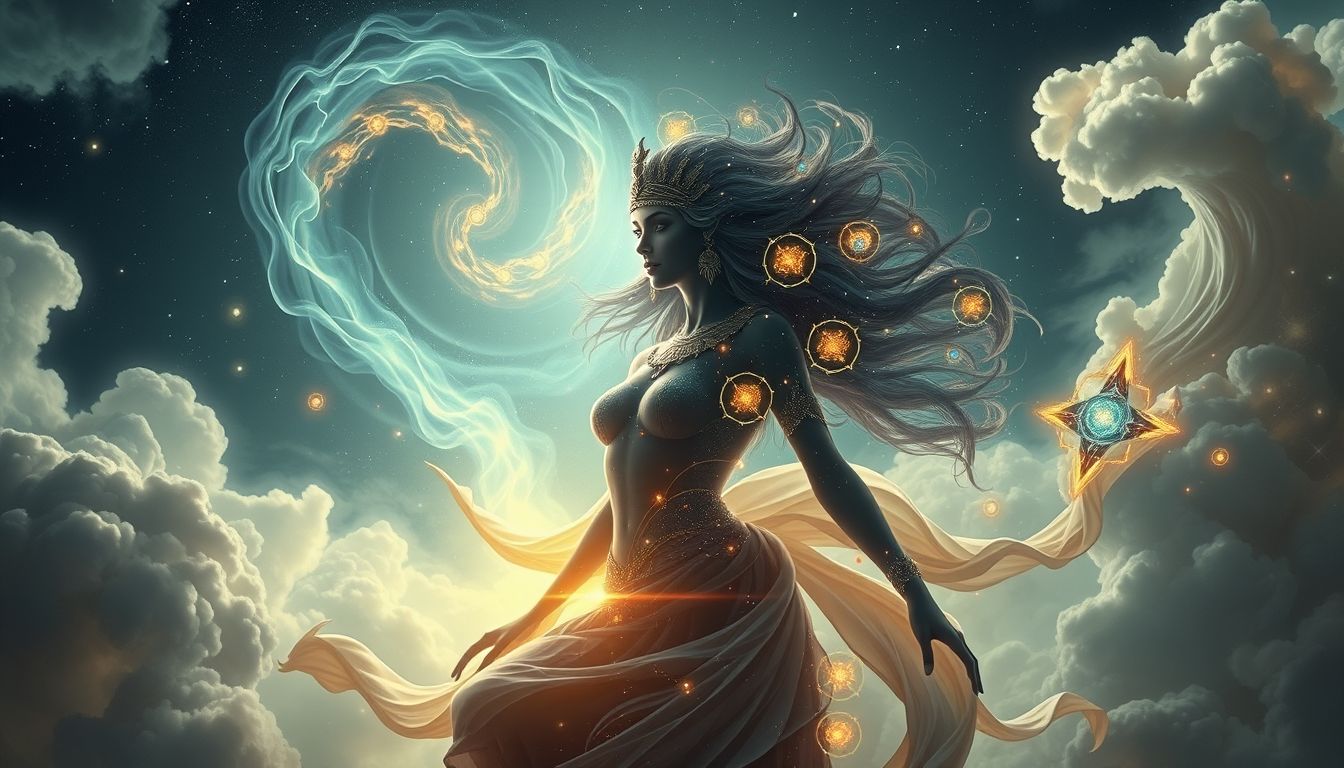 Kleopatras Gestaltwandel symbolisiert innere Transformation und Selbstfindung.
