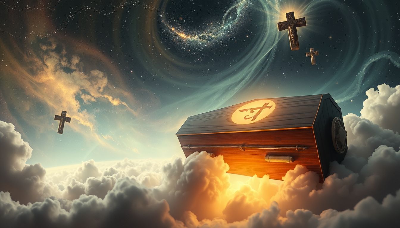 Ein religiöses Symbol im Traum-Grabschreit symbolisiert spirituelle Führung.