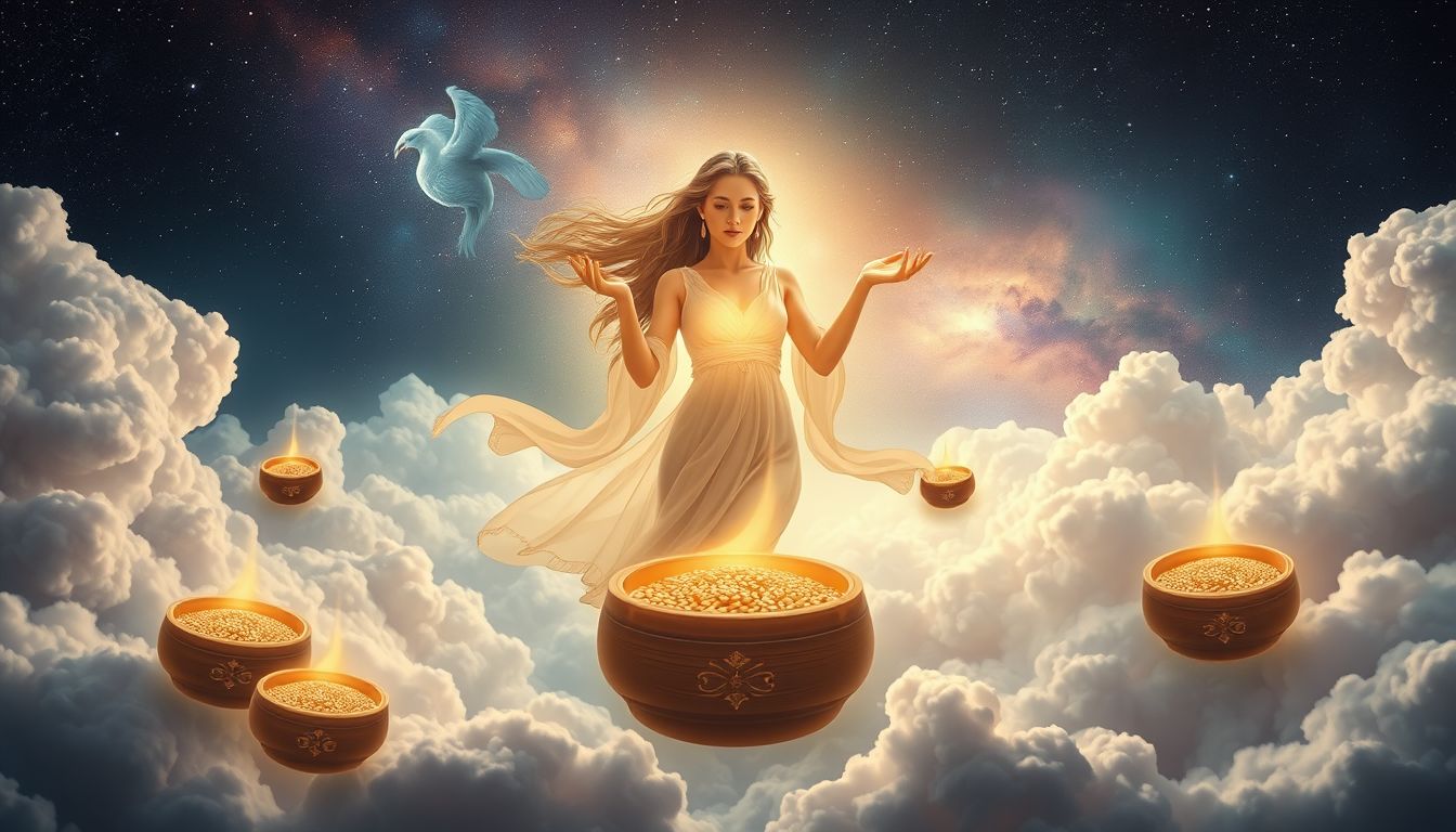 Traum 23: Eine Müllerin symbolisiert Segen und innere Reinigung.